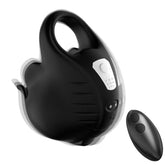 ARMONY - BLACK REMOTE CONTROL VIBRATOR RING WITH SUCTION CUPS